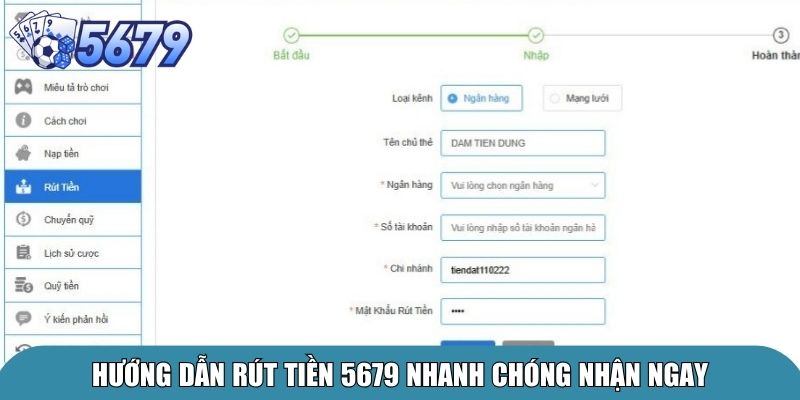 Hướng dẫn rút tiền 5679 nhanh chóng nhận ngay